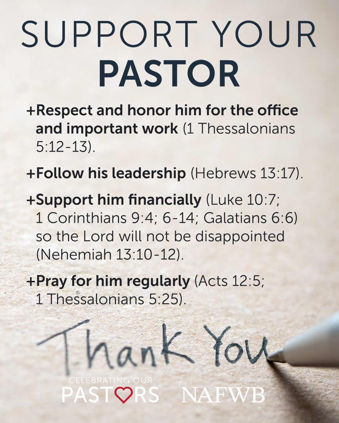 Pastor Appreciation Month – National Association of Free Will Baptists, Inc